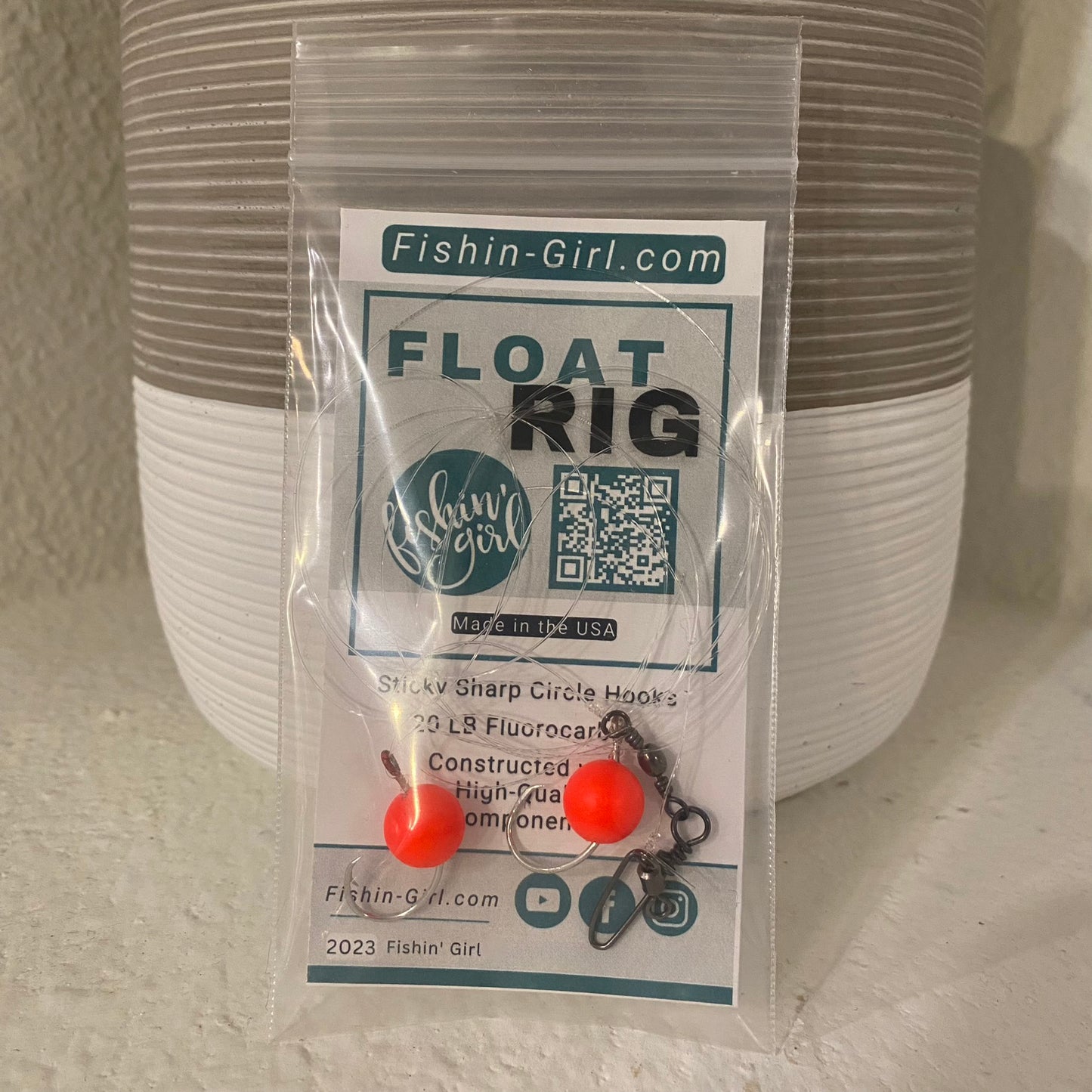 Fishin' Girl Float Rigs for Surf Fishing *one rig *5 Color Options